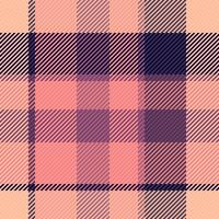 Golf pattern fabric , easter plaid check texture. Yuletide background tartan seamless textile in red and orange colors. vector