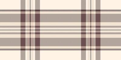 Fuzzy check textile tartan, invite seamless texture pattern. Summertime fabric plaid background in old lace and pastel colors. vector