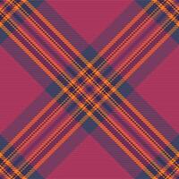 Diamond plaid seamless texture, silk pattern textile . New fabric check tartan background in pink and blue colors. vector