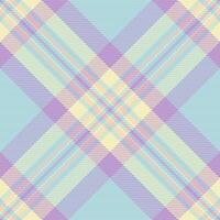 Everyday textile seamless pattern, diverse tartan background fabric. Menswear check texture plaid in light and pastel colors. vector
