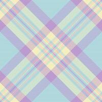 Everyday textile seamless pattern, diverse tartan background fabric. Menswear check texture plaid in light and pastel colors. vector