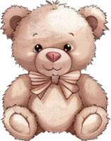 linda bebé osito de peluche oso png