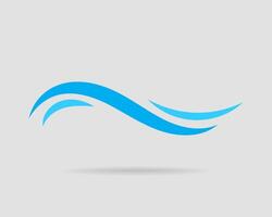 Waves design. Water wave icon. Wavy lines isolated. vector