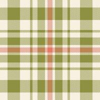 Plaid check pattern. Seamless fabric texture. Tartan textile print. vector