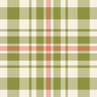 Plaid check pattern. Seamless fabric texture. Tartan textile print. vector