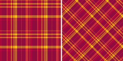 Seamless texture tartan of fabric pattern background with a plaid textile check. Set in gradient colors. Top fashion trends for the year. vector