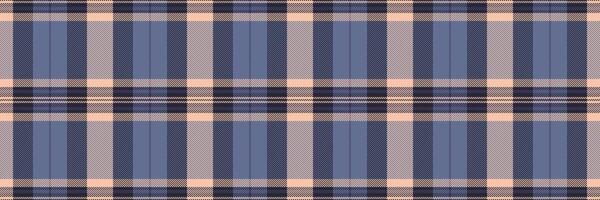 Pyjamas pattern textile plaid, horizon fabric background tartan. Diverse texture check seamless in blue and dark colors. vector