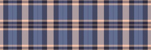 Pyjamas pattern textile plaid, horizon fabric background tartan. Diverse texture check seamless in blue and dark colors. vector