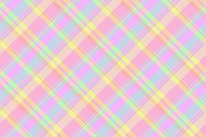 Italian check seamless pattern, indoor texture background tartan. Pop fabric plaid textile in light and amber colors. vector