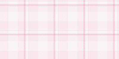Patterned check seamless tartan, short fabric textile background. Soft plaid pattern texture in white and light colors. vector