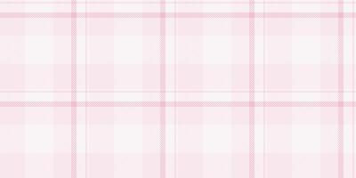 Patterned check seamless tartan, short fabric textile background. Soft plaid pattern texture in white and light colors. vector