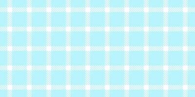 Festive tartan check pattern, faded texture fabric. Retail textile background seamless plaid in light and white colors. vector