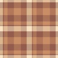 Texture textile seamless of tartan plaid fabric with a background check pattern. vector