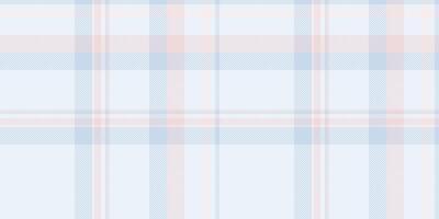 Gentleman tartan textile texture, plank plaid pattern seamless. Canvas fabric background check in white and light colors. vector