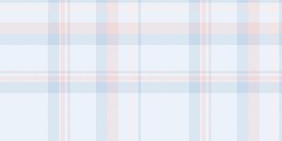 Gentleman tartan textile texture, plank plaid pattern seamless. Canvas fabric background check in white and light colors. vector