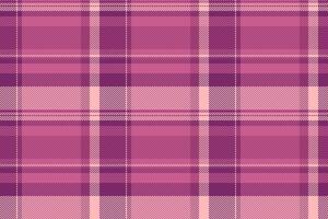 National background fabric tartan, top pattern plaid. Shape seamless check textile texture in pink and light colors. vector