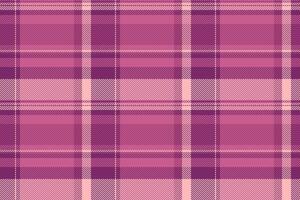 National background fabric tartan, top pattern plaid. Shape seamless check textile texture in pink and light colors. vector