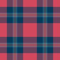 Texture tartan of check background seamless with a fabric plaid textile pattern. vector