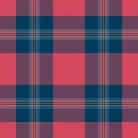 Texture tartan of check background seamless with a fabric plaid textile pattern. vector