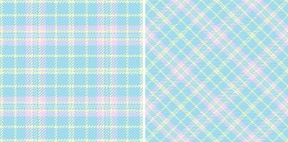 tartan textile of plaid check fabric with a pattern texture seamless background. vector