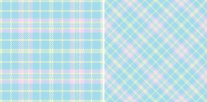 tartan textile of plaid check fabric with a pattern texture seamless background. vector