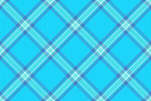 Multi seamless background check, contemporary textile plaid tartan. Shabby texture pattern fabric in bright and cyan colors. vector