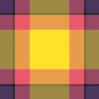 Texture plaid of textile check tartan with a seamless fabric background pattern. vector