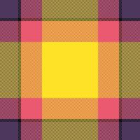 Texture plaid of textile check tartan with a seamless fabric background pattern. vector