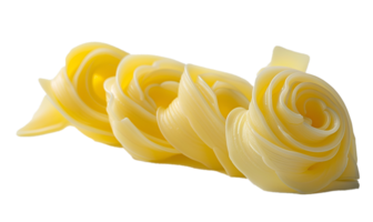 Perfect Butter Curls on Transparent Background png