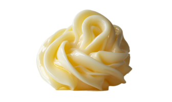 Elegant Butter Curls on Transparent Background png