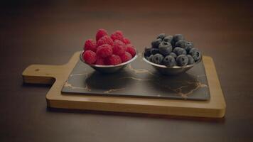 Fresh Berry Fruits Food Snack with Healthy Vitamin and Antioxidant video