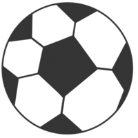 fotboll boll, fotboll sport teckning för stadion isolerat illustration element png