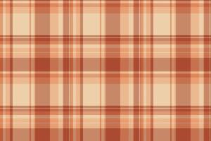 Seamless tartan textile of check texture plaid with a fabric background pattern. vector