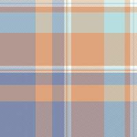 Part pattern tartan, advertising plaid seamless texture. Bedroom fabric background check textile in orange and light colors. vector