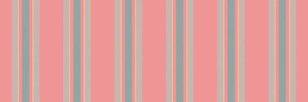 Website textile texture stripe, trade background lines vertical. Wear fabric pattern seamless in red and light colors. vector