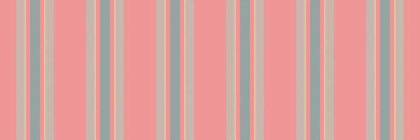 Website textile texture stripe, trade background lines vertical. Wear fabric pattern seamless in red and light colors. vector