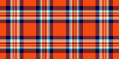 Crease tartan plaid, repetition check seamless pattern. Paper textile texture background fabric in red and pastel colors. vector