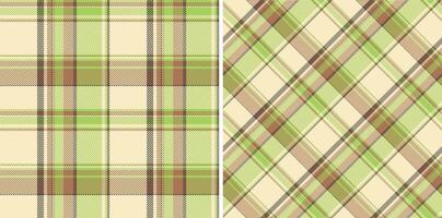 Textile seamless pattern of fabric tartan background with a texture plaid check . vector
