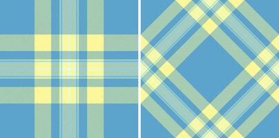 Check plaid tartan of seamless fabric with a texture textile background pattern. vector