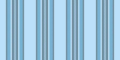 Perfection background texture fabric, ragged lines vertical . Pretty seamless textile stripe pattern in light and cyan colors. vector