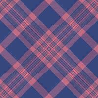 Seamless background fabric of plaid check tartan with a texture textile pattern . vector