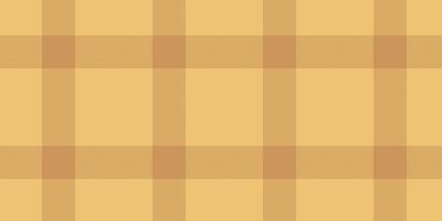 Windowpane pattern tartan fabric, argyle textile check plaid. Swatch background seamless texture in amber and orange colors. vector