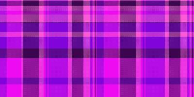 Decorating textile pattern check, antique seamless tartan. Aesthetic plaid background texture fabric in bright and violet colors. vector