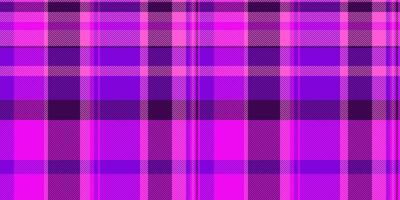 Decorating textile pattern check, antique seamless tartan. Aesthetic plaid background texture fabric in bright and violet colors. vector