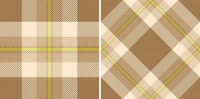 Plaid textile of pattern texture seamless with a background tartan check fabric. vector