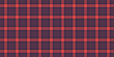 Cloth pattern textile fabric, old-fashioned background plaid tartan. Installing texture check seamless in pink and dark colors. vector