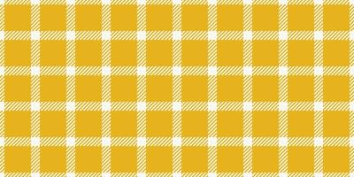 Poncho tartan background pattern, mockup check texture . Handmade plaid textile seamless fabric in sea shell and amber colors. vector