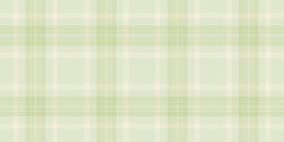 Easter texture textile fabric, mat check tartan background. Pastel pattern plaid seamless in light and antique white colors. vector