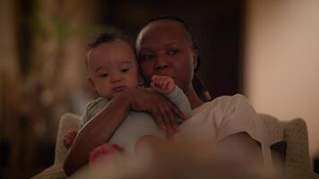 Playful Infant Baby Child Playing Inside at Home video