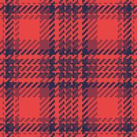 Textile design of textured plaid. Checkered fabric pattern swatch for shirt, dress, suit, wrapping paper print, invitation and gift card. vector